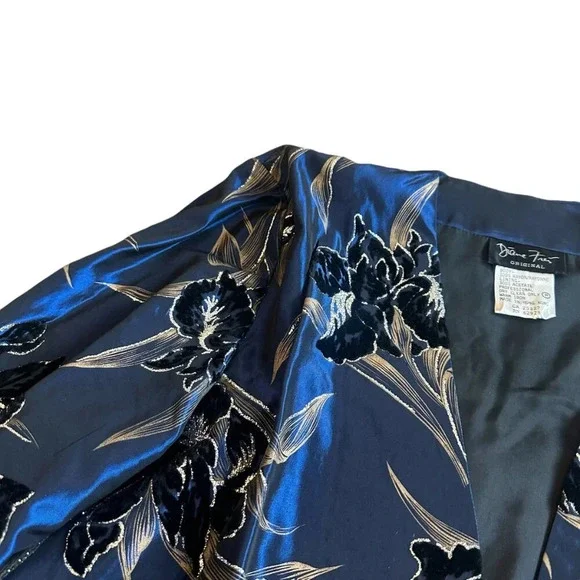 Diane Freis Original Open-Front Blazer Bolero Jacket Floral Size Small Women's - Picture 2 of 10